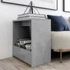 vidaXL Odkládací stolek Concrete Grey 50x26x50 cm Dřevěný Náhled obrázku produktu 2