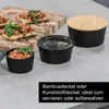 Moritz & Moritz 3x Porzellanschüssel Schwarz Produktbild-Vorschau 2