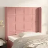 vidaXL Kopfteil mit Ohren Rosa 83x16x118/128 cm Samt Produktbild-Vorschau 2