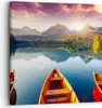 Bild auf Leinwand - Leinwandbild - See Natur - 40x40cm - Produktbild-Vorschau 1