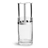 Sagaform-Vase, 11 x 20 cm, Glas/Metall, Silber, Geschenkbox Produktbild-Vorschau 2