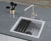 Flächenbündige Spüle KeraDomo KARA 51 F/o in ALU mit Produktbild-Vorschau 4