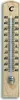 1x Zimmerthermometer L.206xB.34mm Buche natur lackiert Produktbild-Vorschau 1