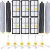 A collection of robot vacuum cleaner replacement parts, including brushes and filters. Produktbild-Vorschau