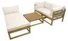 Loungeset 4 -Sitzer bestehend aus: Sessel, Hocker, Tisch Produktbild-Vorschau 3