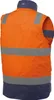 Warnschutz Weste, NEONROT/ZEMENTGRAU, Gr. 4XL Produktbild-Vorschau 3