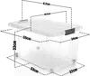 BigDean 2 Stück 60 L Aufbewahrungsbox mit Deckel groß Produktbild-Vorschau 6