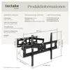 tectake® TV Wandhalterung für 32 - 100 Zoll (81 - 254 cm) Produktbild-Vorschau 6
