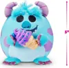 A plush toy of a blue monster holding an ice cream cone. Produktbild-Vorschau
