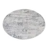 Tapis SKY Rond Moderne Gris Beige Bleu Salon 160 x 160 cm Voir les images du produit 7