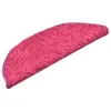 The Living Store Treppenmatten 15 Stk. Rosa 56x17x3 cm Produktbild-Vorschau 3