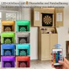 Dartschrank 190 cm hoch inkl. Dartboard & LED-Beleuchtung, Produktbild-Vorschau 3