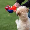 Jouet pour chien Spiderman - Peluche douce avec balle Voir les images du produit 6