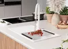 PRIMAGRAN Granitspüle Weiß 70x44cm, Spülbecken 1 Becken + Produktbild-Vorschau 7