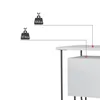 DECORTIE Acres Table de nuit moderne Blanc Meuble de Voir les images du produit 8