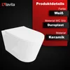 Lavita | Wc-schüssel Versoni 3.0 - Weiß - 49x36x37 Cm - Produktbild-Vorschau 4