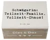 Mr. & Mrs. Panda Truhe Spruch Schwägerin Chaos 22 x 15 cm - Produktbild-Vorschau 3