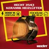 HECHT 3543 Heizlüfter Keramik Elektro | 3000 W | bis 30 m² Produktbild-Vorschau 2
