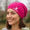 Huuraa Beanie Weidmannsheil Hirsch Jägergruß Fuchsia One Produktbild-Vorschau 2