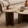 CALICOSY - Set aus 2 Couchtischen mit runder Tischplatte Produktbild-Vorschau 3