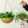 Wisząca sadzarka, żelazne doniczki, wiszące kosze, zielone Podgląd zdjęcia produktu 6