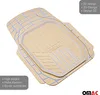 Tappetini Audi A6 personalizzabili in gomma Beige 4 pz Anteprima dell’immagine prodotto 3