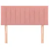 vidaXL Kopfteil Rosa 90x5x78/88 cm Samt Produktbild-Vorschau 3