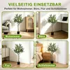 Sztuczna oliwa, wysokość 120 cm, 2 gałęzie i 504 liście, Podgląd zdjęcia produktu 8