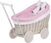 LUNA Puppenwagen aus Weide 48X28 H26/47 CM Produktbild-Vorschau 1