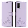 Kožené pouzdro pro Xiaomi Poco M3 /Redmi 9T, sladká kočka Náhled obrázku produktu 2