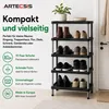 ARTECSIS®: Scaffale per scarpe in plastica con 5 ripiani, Anteprima dell’immagine prodotto 4