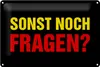 Blechschild Spruch 30x20cm sonst noch Fragen Schild Produktbild-Vorschau 1