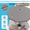 3 m Solar-Sonnenschirm mit 24 LED Lichtern, Belüfteter Produktbild-Vorschau 4