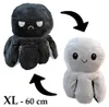 Wende-Oktopus XXL grau schwarz - ca. 60 cm Produktbild-Vorschau 1