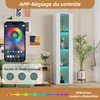 OKWISH Vitrine avec Éclairage LED Contrôlable App et Voir les images du produit 2