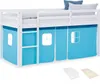 Homestyle4u Hochbett 90x200 Kinder mit Rutsche mit Produktbild-Vorschau 2