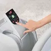 A hand is pressing a button on a control panel of a whirlpool. Produktbild-Vorschau