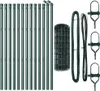 Zaun mit Pfosten Grün 0,4 x 25 m Stahl und PVC Produktbild-Vorschau 5