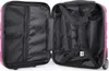 The inside of an open magenta suitcase. Anteprima dell’immagine prodotto