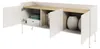 Selsey Tovi - TV-Schrank 3-türig, 140 cm, Weiß / Holzoptik Produktbild-Vorschau 4