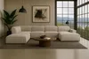 Kaiser Möbel Ecksofa Cursal V, Stoff Poso, Beige, Links Produktbild-Vorschau 1
