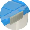 BigDean Eurobox mit Deckel und Rollen Stahlgrau 60x40x33cm Produktbild-Vorschau 4