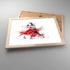 Gerahmtes Poster - Rahmen in heller Eiche - Tanz Aktion Produktbild-Vorschau 3