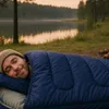 Schlafsack Camping Mumienschlafsack Deckenschlafsack mit Produktbild-Vorschau 2