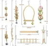 Vogel-Papageien-Spielzeug, 9 Stück, Vogelkäfig-Zubehör, Produktbild-Vorschau 5
