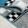 Kinder Teppich Kinderzimmer für Jungs und Mädchen Blau Produktbild-Vorschau 3