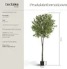 tectake® Künstlicher Olivenbaum Oleand verschiedene Größen Produktbild-Vorschau 5