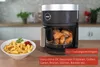 Die Unold Heißluftfritteuse Glas, eine schwarze Heißluftfritteuse mit 3,5 Litern Fassungsvermögen un Produktbild-Vorschau