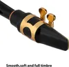 Schwarzes Eb-Altsaxophon, Saxophon-Messingkorpus, weiße Produktbild-Vorschau 6