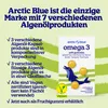 Marketing image for Arctic Blue Omega-3 products, highlighting features and benefits. Produktbild-Vorschau